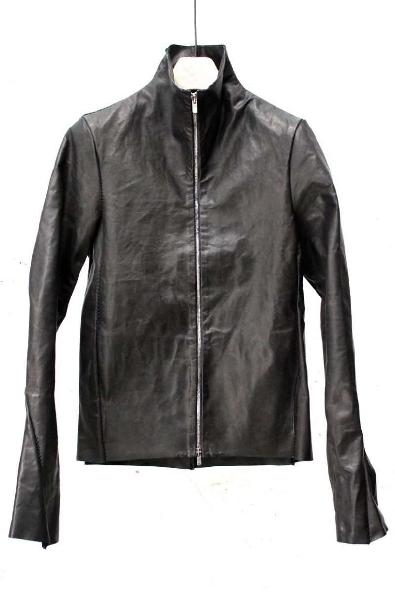 A DICIANNOVEVENTITRE.(A1923) Leather Jacket.KANGAROO. MJ-1 Black ...