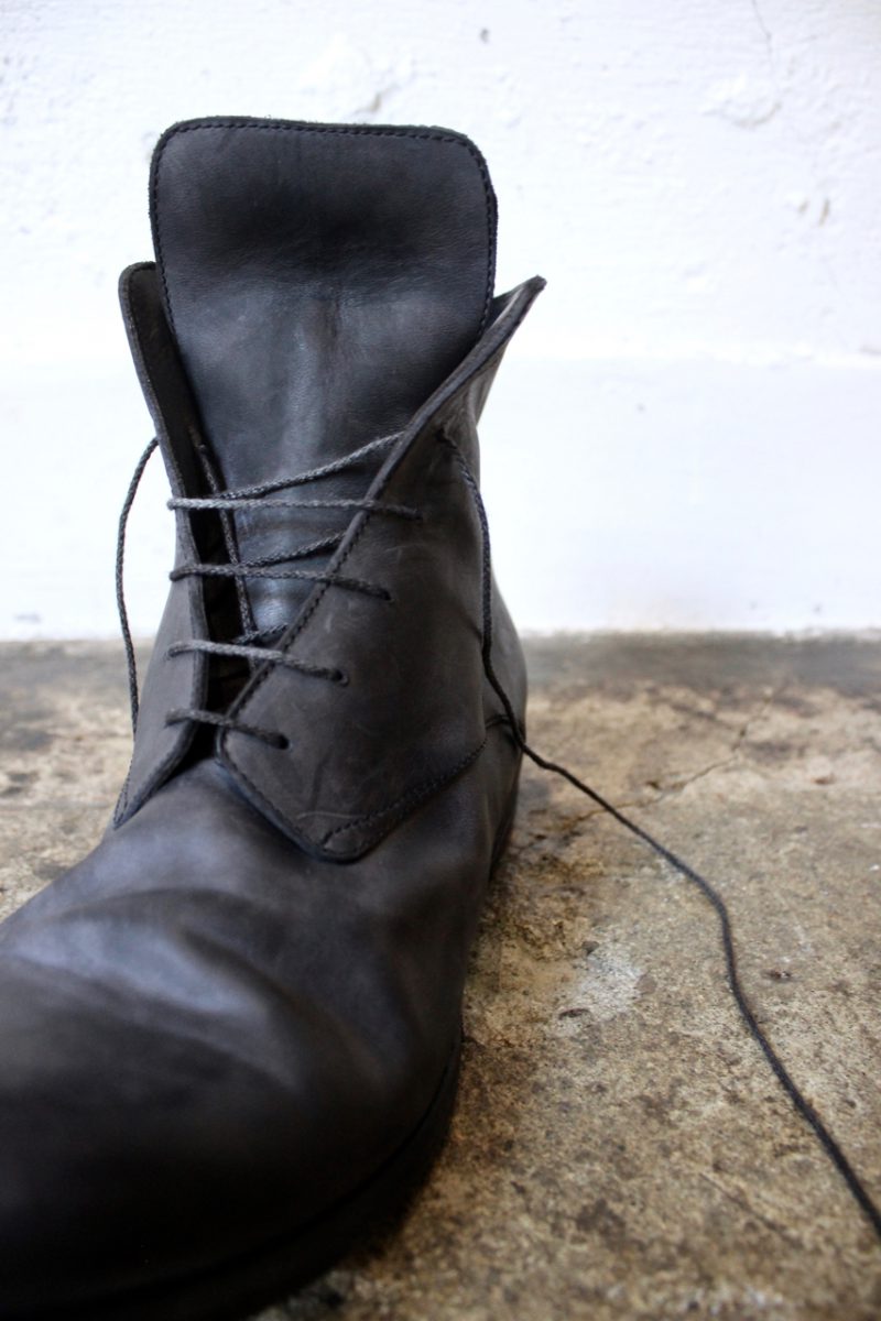 A DICIANNOVEVENTITRE (A1923 ). Vitello Boots. S16-f10. Black 