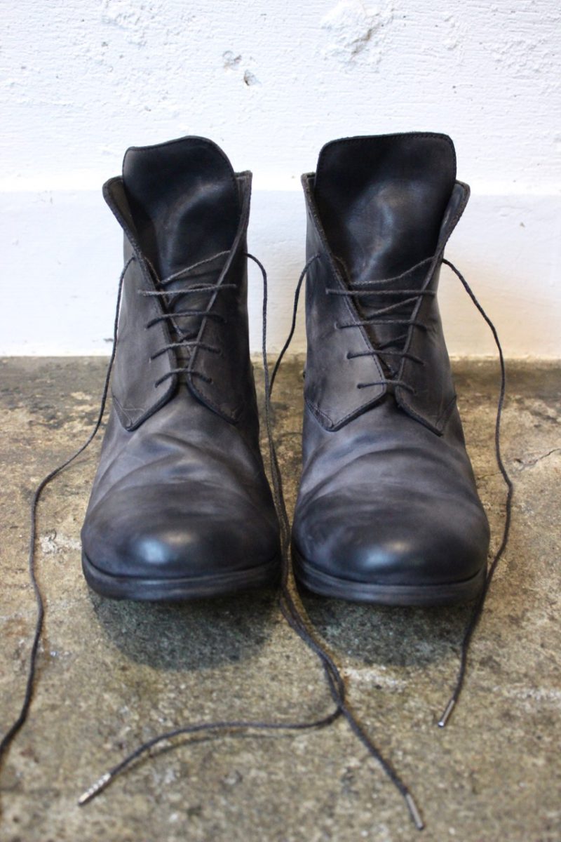 A DICIANNOVEVENTITRE (A1923 ). Vitello Boots. S16-f10. Black 