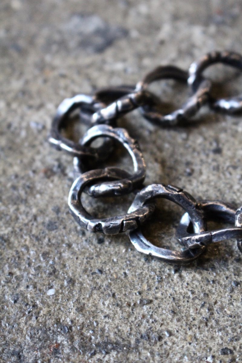MUTATION Chain Bracelet. GASPARD HEX. Sterling Silver 925 « GULLAM