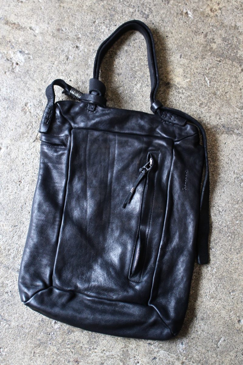 Luca Bianchini. A015. 2way Bag. Calf leather and oxidized 925 