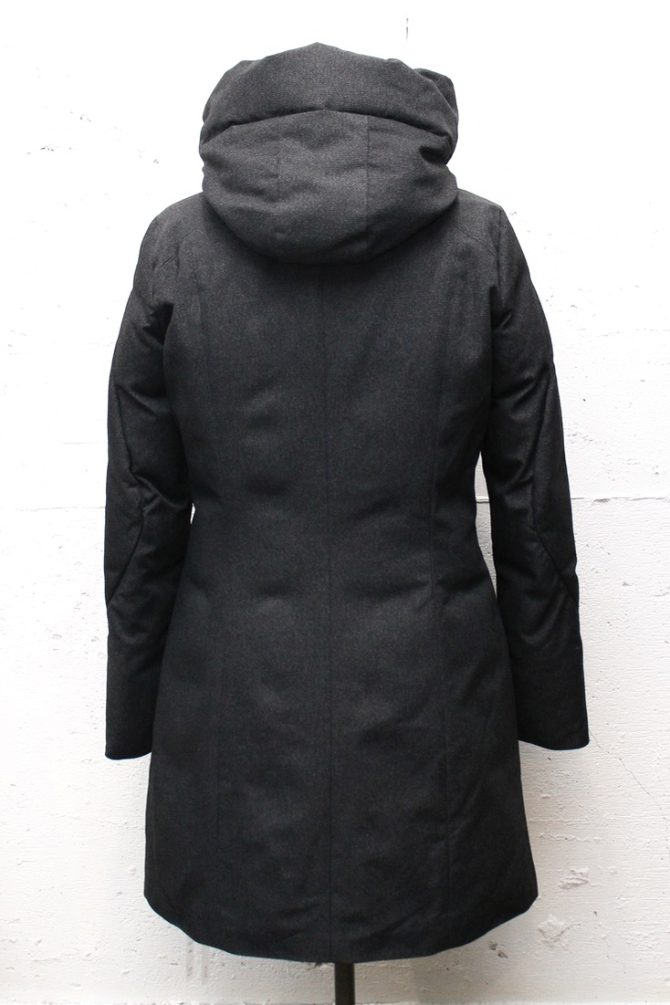 N/07 Mods Down Coat / Mixture Canvas. Dark Grey. « GULLAM グラム