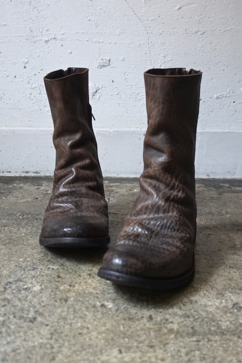ST3. Cavallo Boots / HORSE CULATTA Leather(Cordovan). Black. A ...