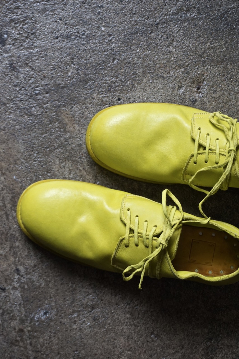 No 992. Shoes Man Classic Derby. CO47T(Yellow). GUIDI. « GULLAM グラム