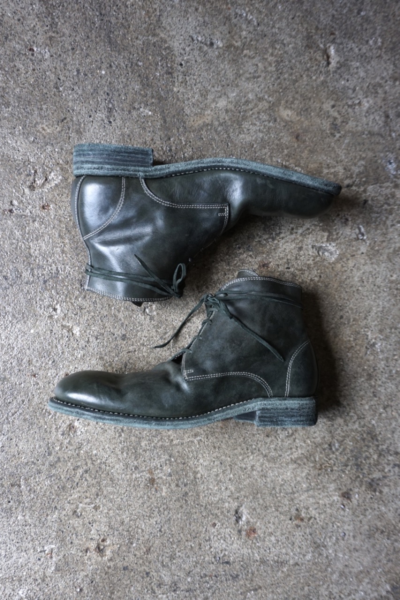 GUIDI No.993 Lace Up Boots ブラック 42
