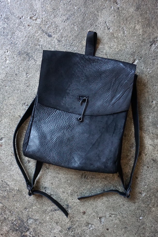 GULLAM EXCLUSIVE. Doctor Backpack. GUIDI Culatta Reversed Leather 