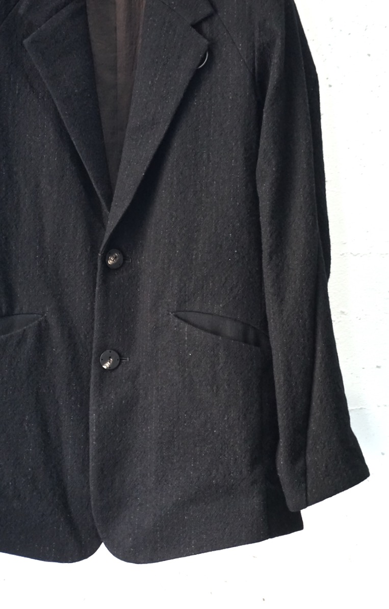 JKK-VST. Jacket Virgin Wool Stripe. Black. 2020AW. DEVOA. « GULLAM グラム