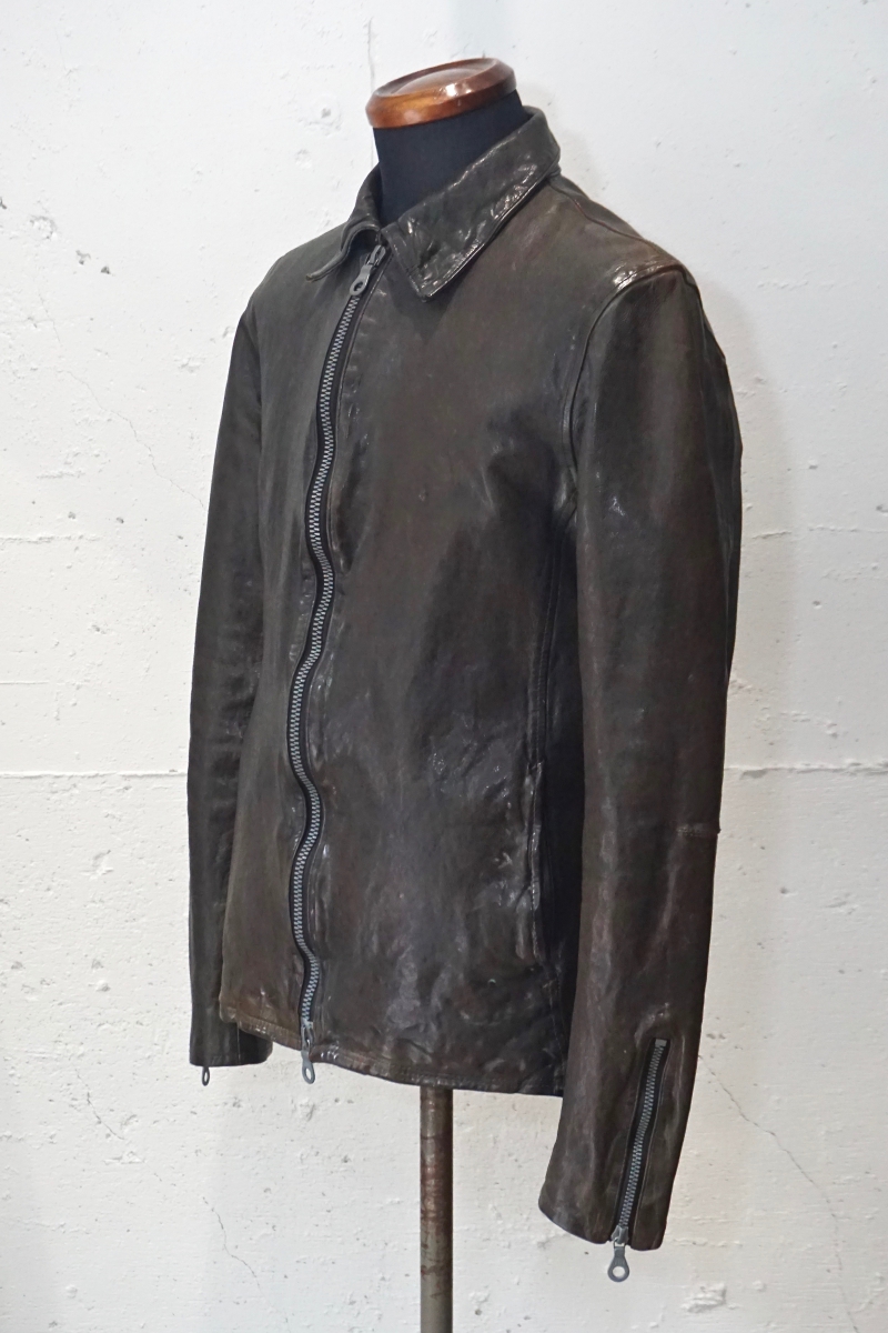 GULLAM Exclusive. G1842-04. French Shoulder Waxed Finish Jacket
