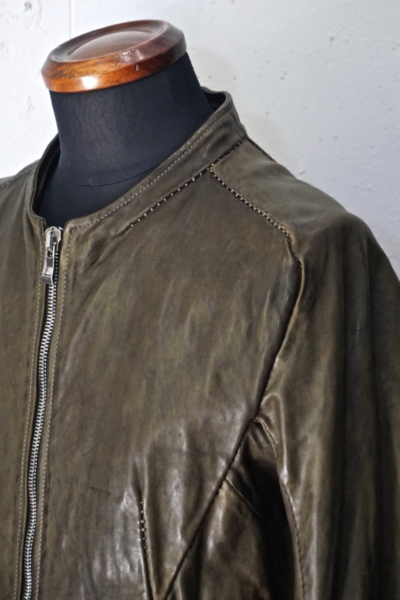 12511-41487. HORSE LEATHER NO COLLAR ZIP/F MOTO #2 LINED JB-4. 61N 