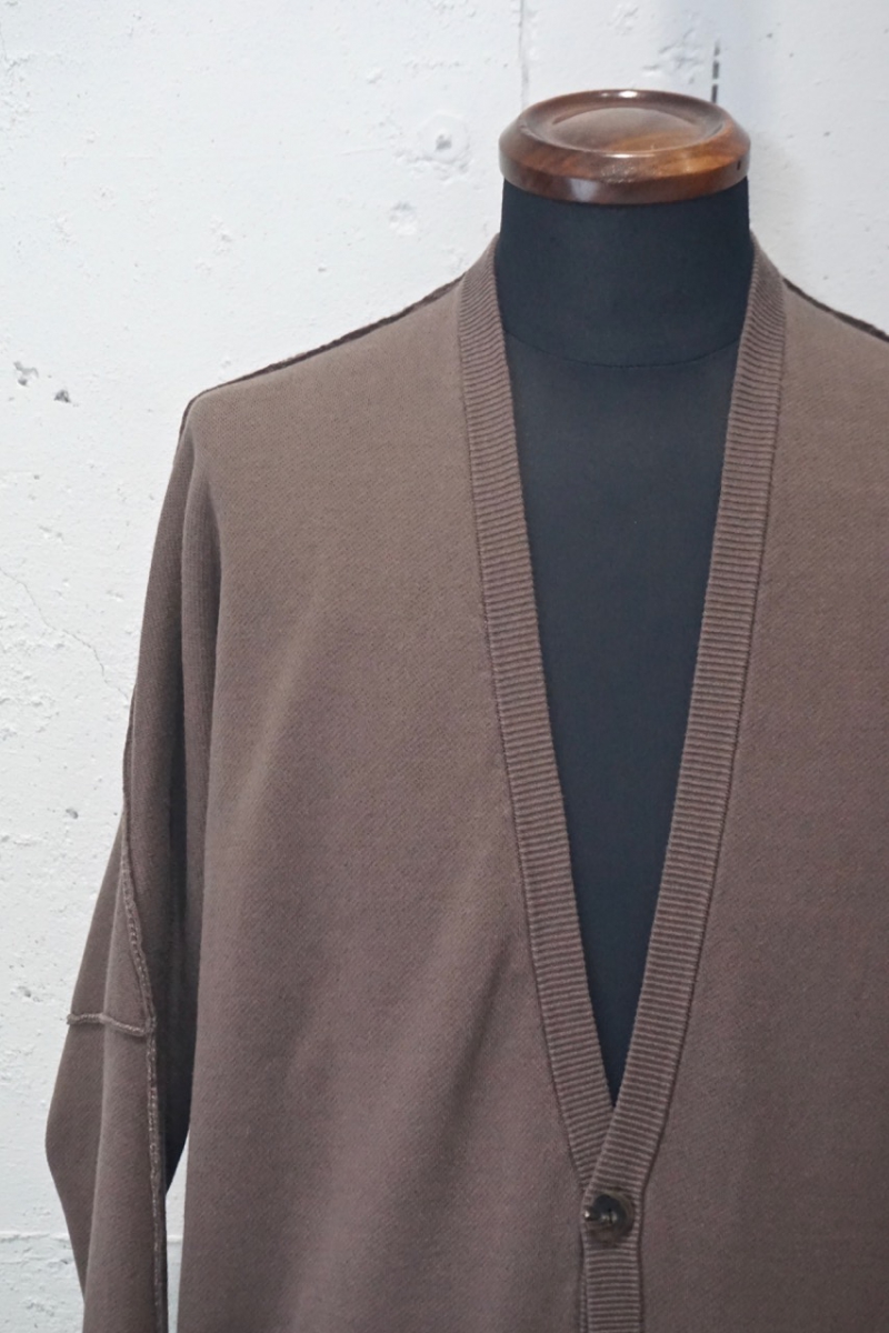 KTS-CMH. Cardigan Cotton. Beige Gray. DEVOA. « GULLAM グラム 