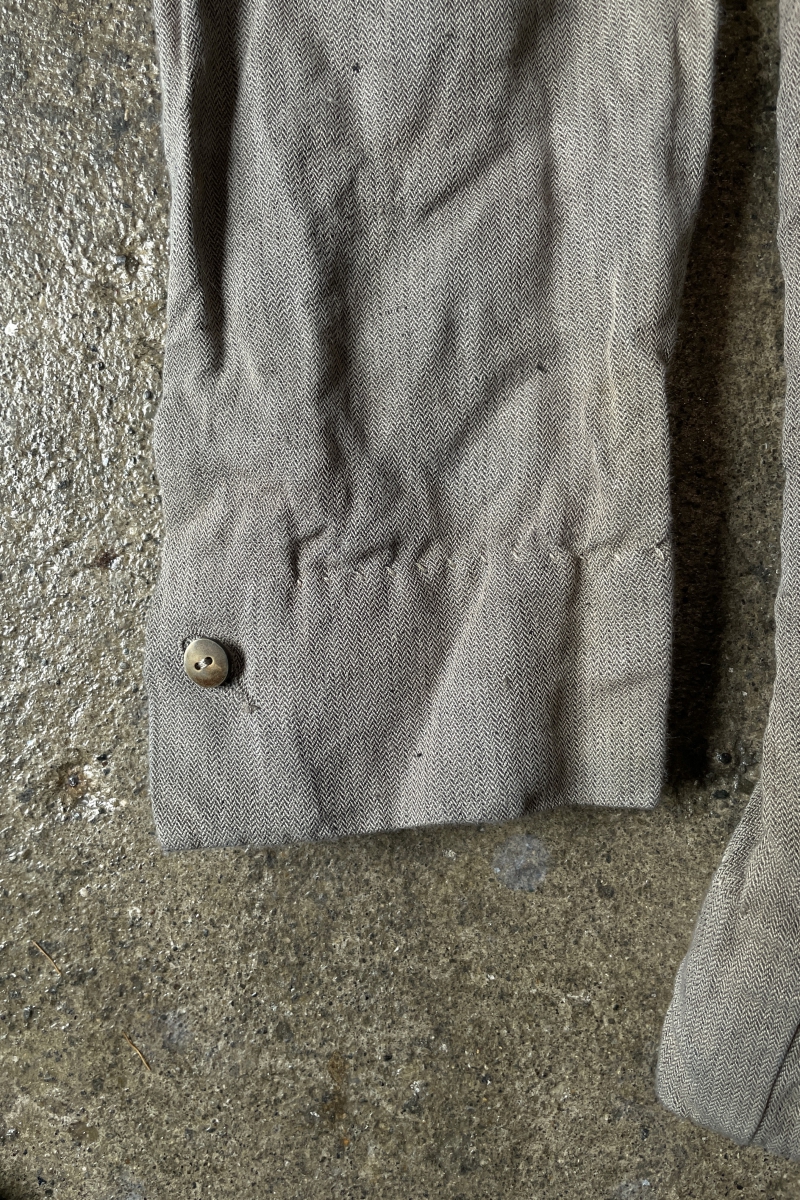 E23-01. Hemp Jacket. Blueish Grey(Hand Dyed). atelier suppan ...