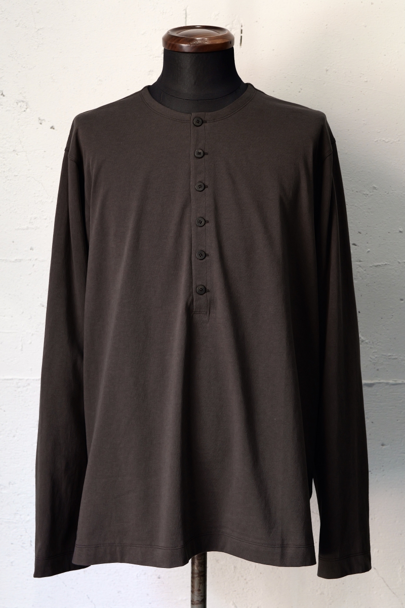 0M2330206. Classic Long Sleeve T-shirt. Fade Charcoal. 2023AW