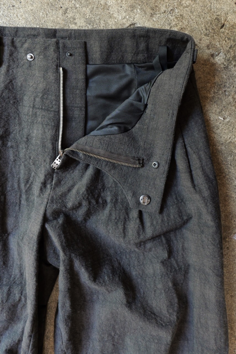 PTE-DCJP. Jodhpurs Pants Washed Cotton. Ash Black. 2024AW. DEVOA. « GULLAM  グラム セレクトショップ