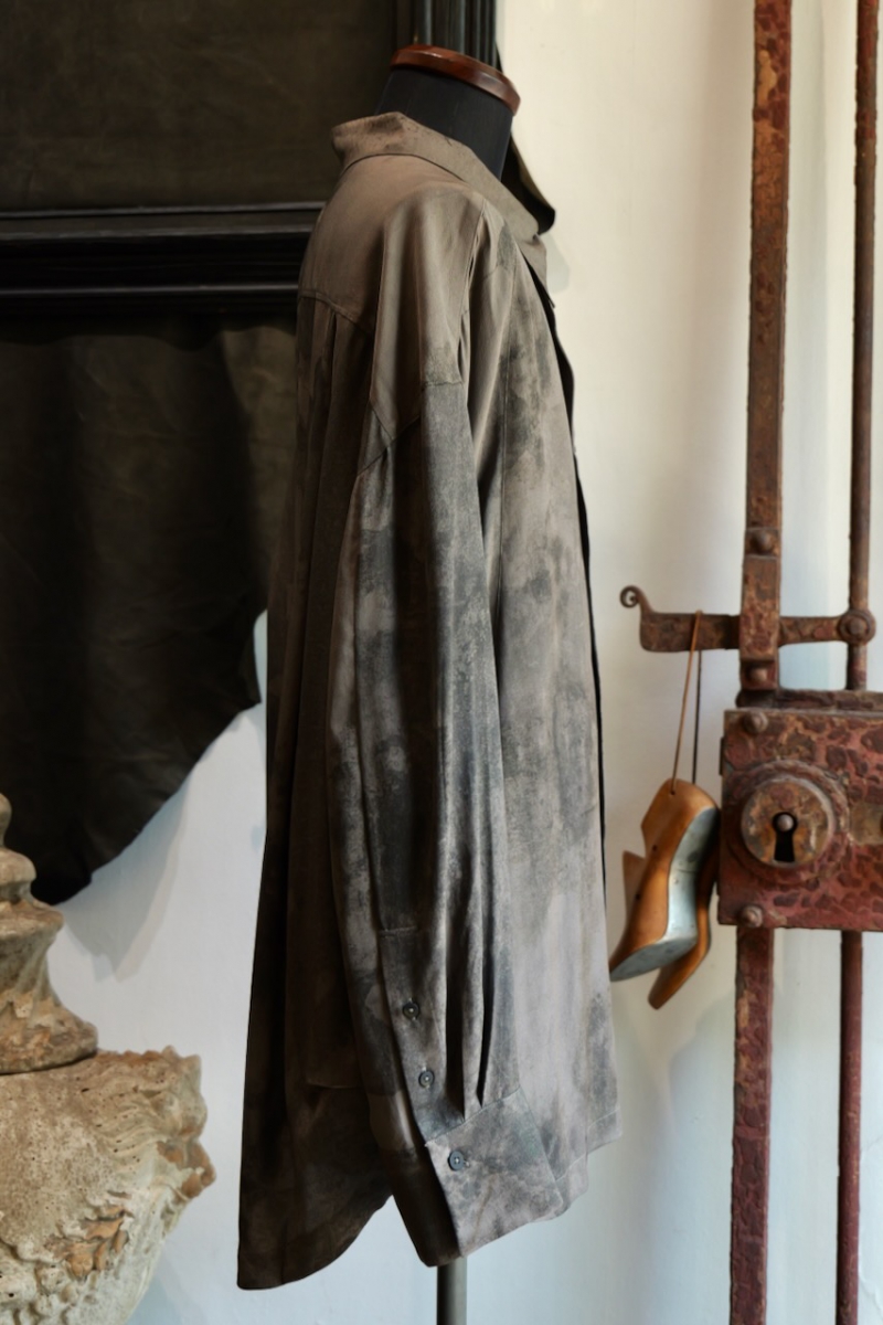 0M2530715. Reversed Digital Print Oversize Shirt. ZIGGY CHEN