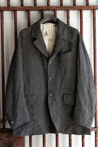 J-3. Doggy Bag Jacket. Natural(Japanese Ink / Walnut). Andrew