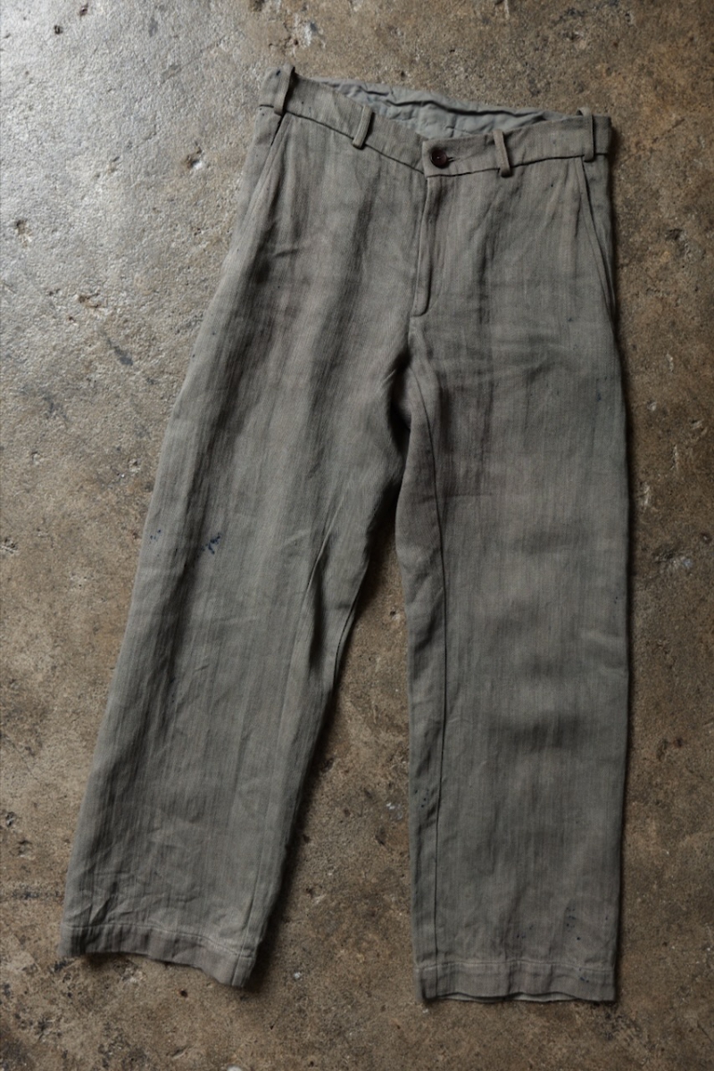 atelier suppan　パンツ アトリエ atelier suppan アトリエスパン ハンドダイリネン